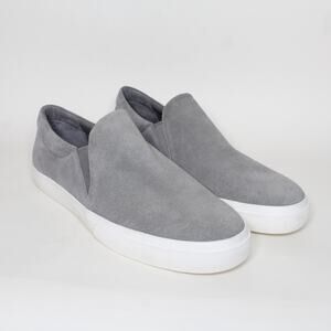 Vince Mens Suede Slip On Loafer Sneakers Size US 13 Gray Casual Shoes New